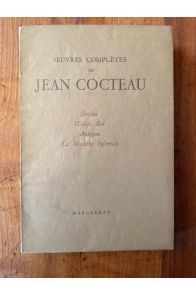 Oeuvres complètes de Jean Cocteau Volume V