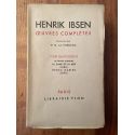 Oeuvres complètes d'Erik Ibsen Tome XIV, Les drames modernes, La Dame moderne (1888), Hedda Gabler (1890)