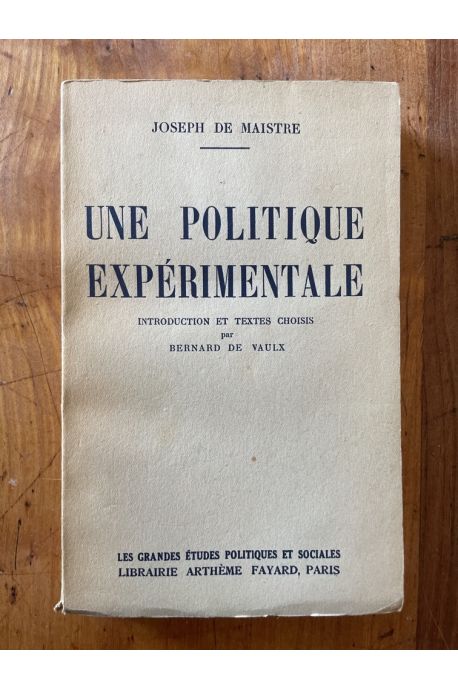 La politique expérimentale