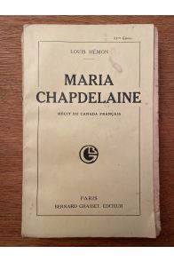 Maria Chapdelaine, récit du Canada français