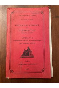 Instruction Générale sur l'Observation Annexe N°5