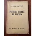 Dernières lettres de femmes