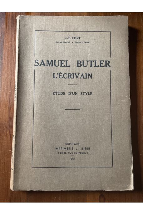 Samuel Butler l'écrivain, Etude d'un style