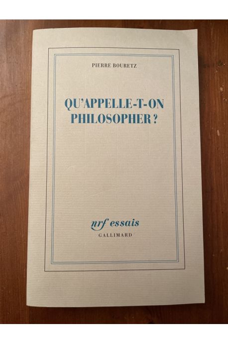 Qu'appelle-t-on philosopher ?