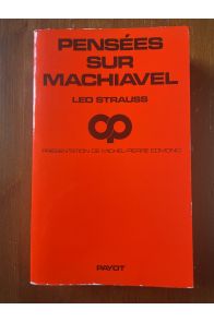 Pensées sur Machiavel