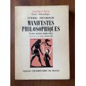 Manifestes philosophiques. Textes choisis (1839-1845)