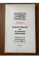 Présence de Gabriel Marcel Cahier 1, Gabriel Marcel et la pensée allemande