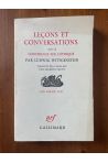 Leçons et conversations sur l'esthétique, la psychologie et la croyance religieuse