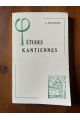 Etudes kantiennes