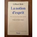 La notion d'esprit : pour une critique des concepts mentaux