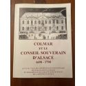 Colmar et le conseil souverain d'Alsace 1698-1790