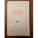 Derniers poèmes en vers et en prose