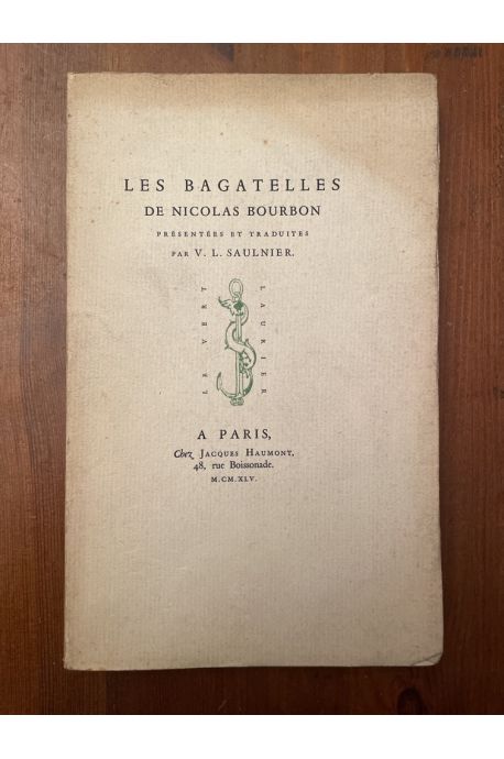 Les bagatelles de Nicolas Bourbon