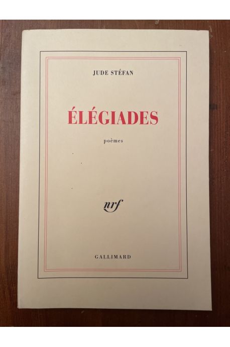 Elégiages suivies de Deux méditations