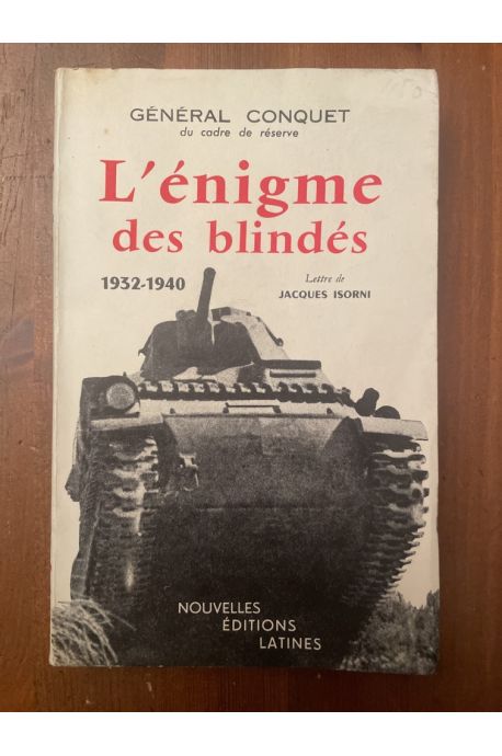 L'Énigme de notre manque de divisions blindées : 1932-1940