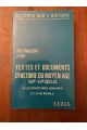 Textes et documents d'histoire du Moyen âge Tome 2 : Les Structures agraires et la vie rurale