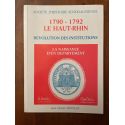 1790-1792, le Haut-Rhin, Révolution des institutions, Naissance d'un département