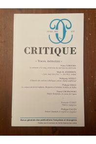 Critique N°659 "Traces, mémoires"