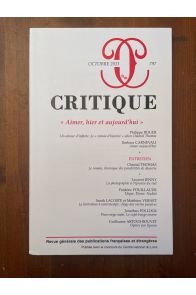 Critique N°797, Octobre 2013