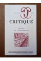 Critique N° 783-784 Août-Septembre 2012, Penser la catastrophe