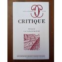 Critique N° 783-784 Août-Septembre 2012, Penser la catastrophe