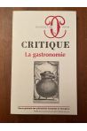 Critique N°685-686 Juin-Juillet 2004, La Gastronomie