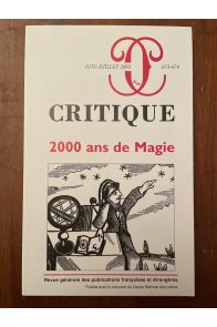 Critique N°673-674 Juin-Juillet 2003, 2000 ans de Magie