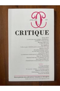 Critique N°683 Avril 2004