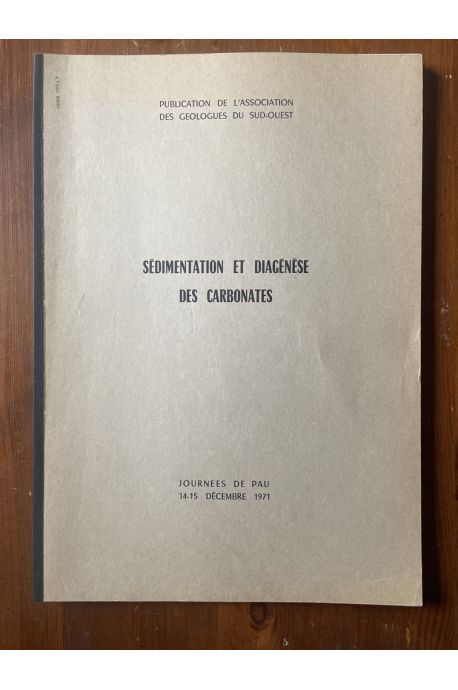 Sédimentation et diagénèse des carbonates