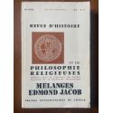 Revue d'histoire de philosophie religieuses 1979, N°3-4, Mélanges Edmond Jacob