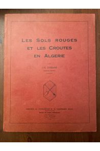 Les sols rouges et les croutes en Algérie