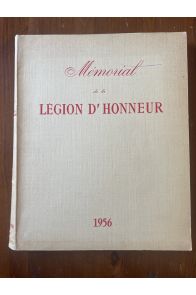 Mémorial de la Légion d'Honneur 1956