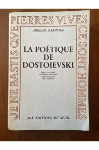 La poétique de Dostoïevski