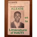 Revue Europre Janvier 1971, Jacques Stephen Alexis et la litterature d'Haiti