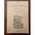 Inventaire sommaire des archives de la guerre 1914-1918