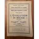 L'évolution en biologie