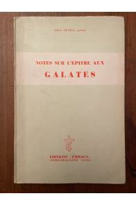 Notes sur l'Epître aux Galates