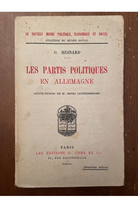 Les partis politiques en Allemagne