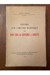 Etudes sur l'Oeuvre poétique de Don Luis de Gongora y Argote