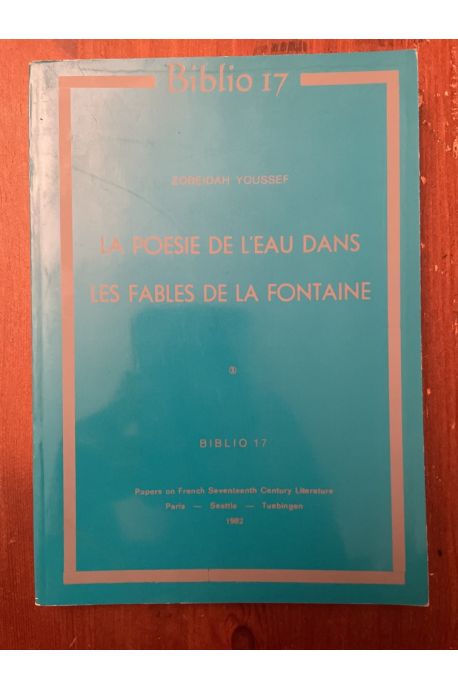 La poésie de l'eau dans les fables de La Fontaine