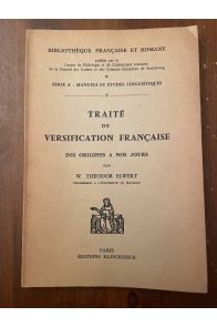 Traité de versification française des origines à nos jours