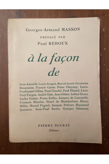 A la façon de...