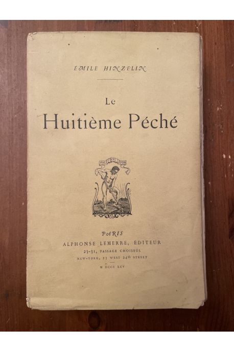 Le huitième péché, enrichi d'un mot autographe de l'auteur