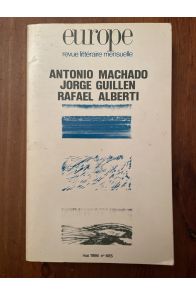 Revue Europe N°685, Antonio Machado, Jorge Guillen, Rafael Alberti