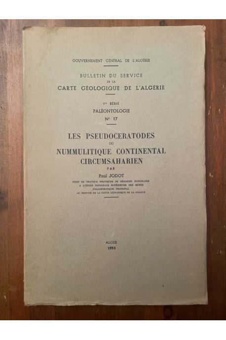 Les pseudoceratodes du nummulitique continental circumsaharien